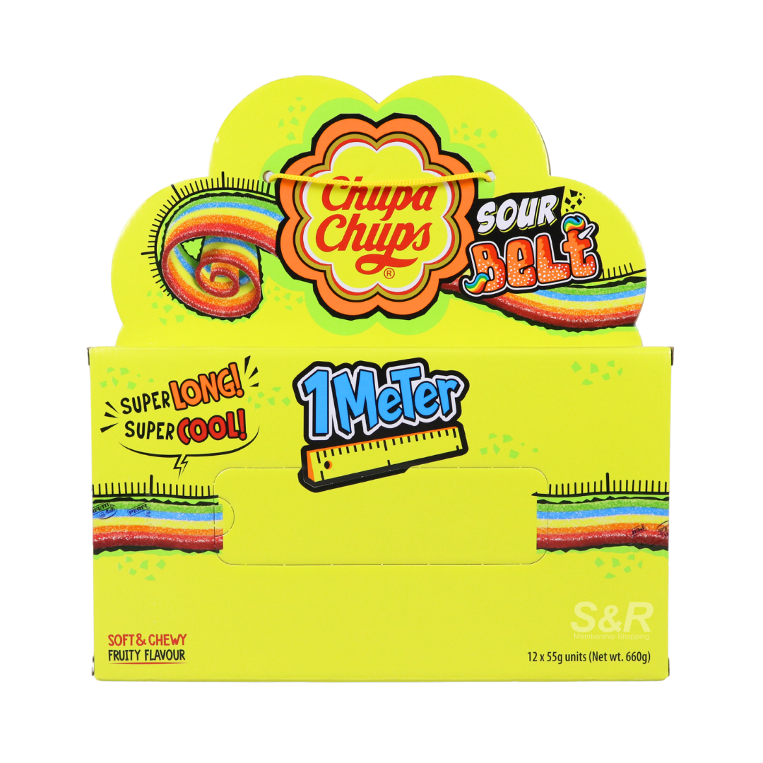 Chupa Chups 1 Meter Sour Belt 660g